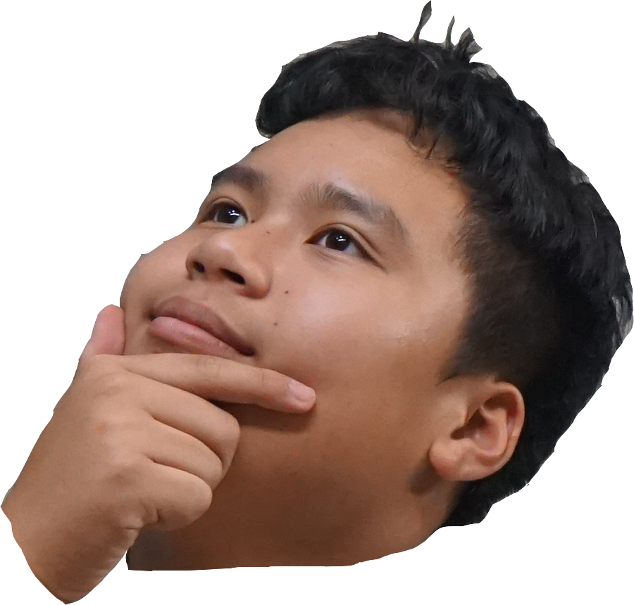 Picture of William thinking